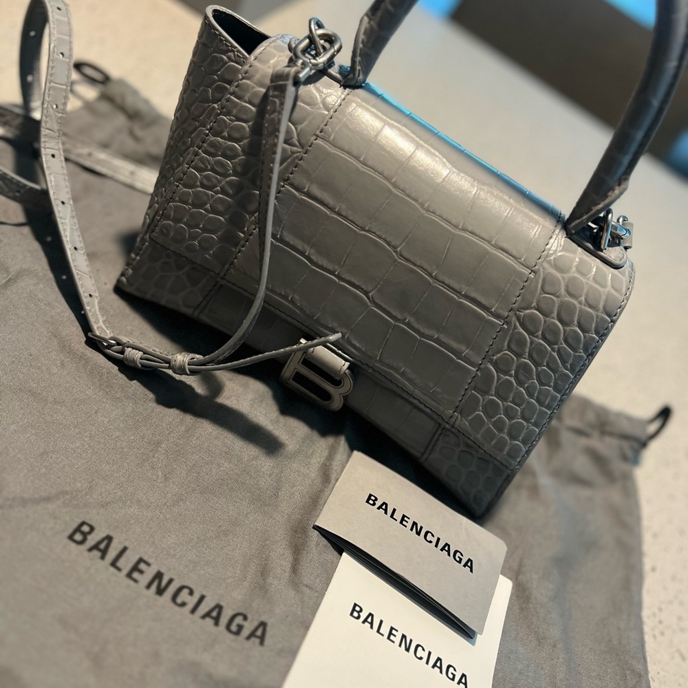 Hourglass Balenciaga Snake skin